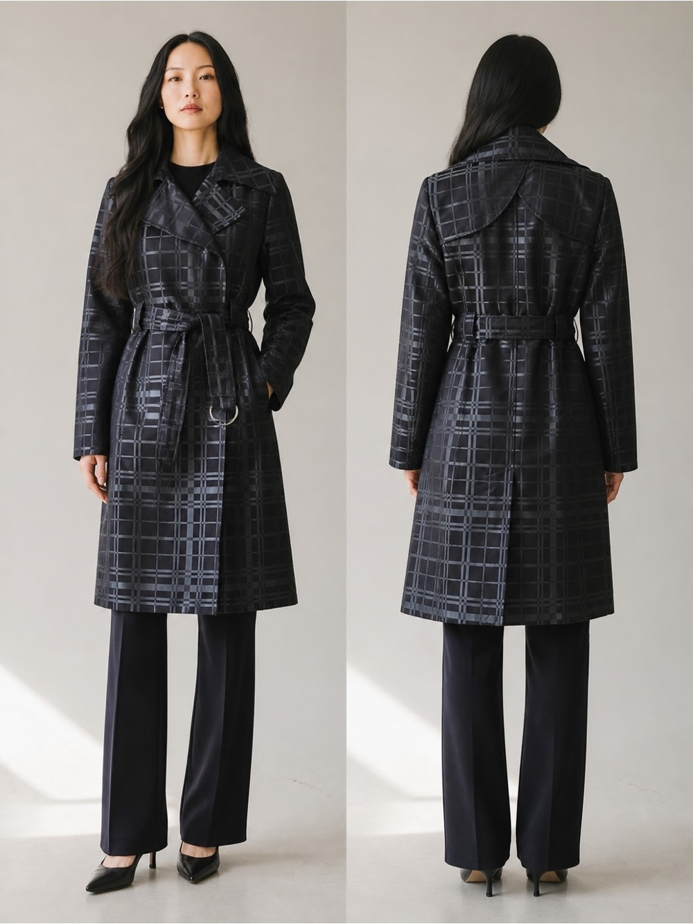 Mossimo Gray Trench Coat